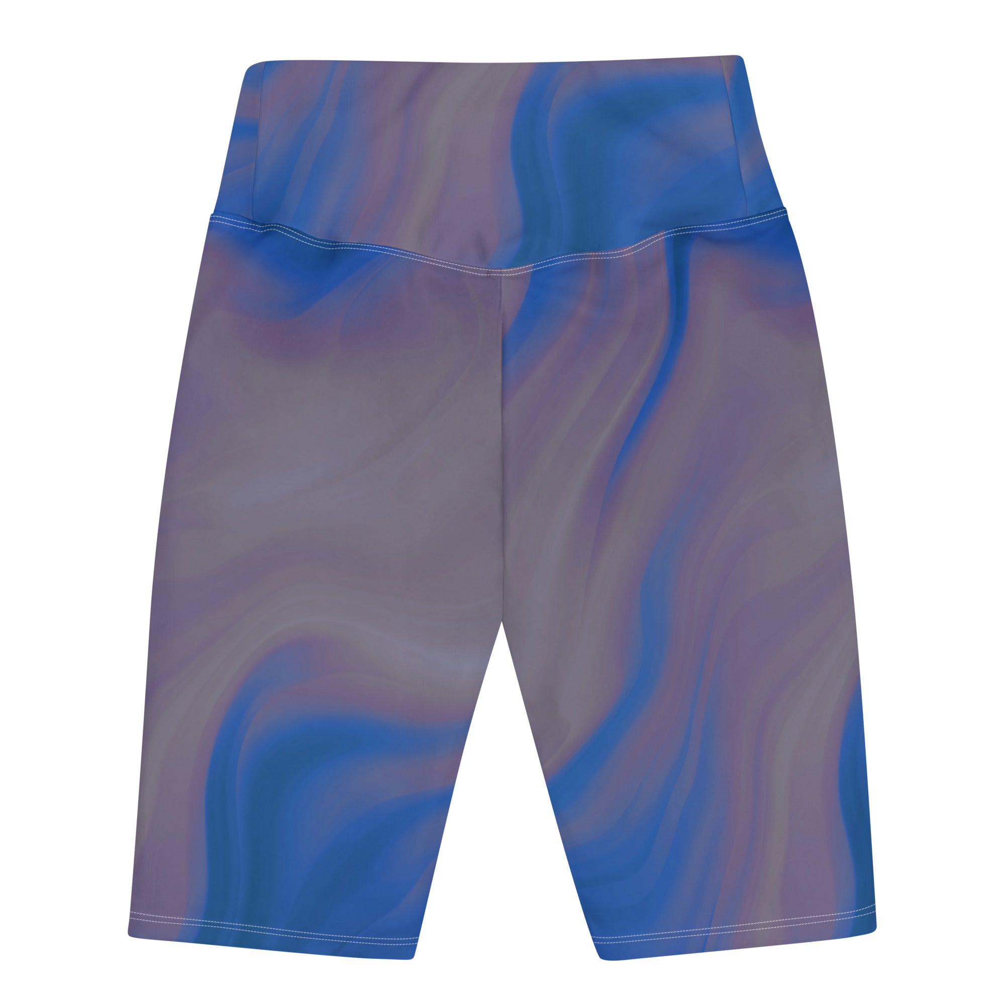 Blazing Blue Biker Shorts