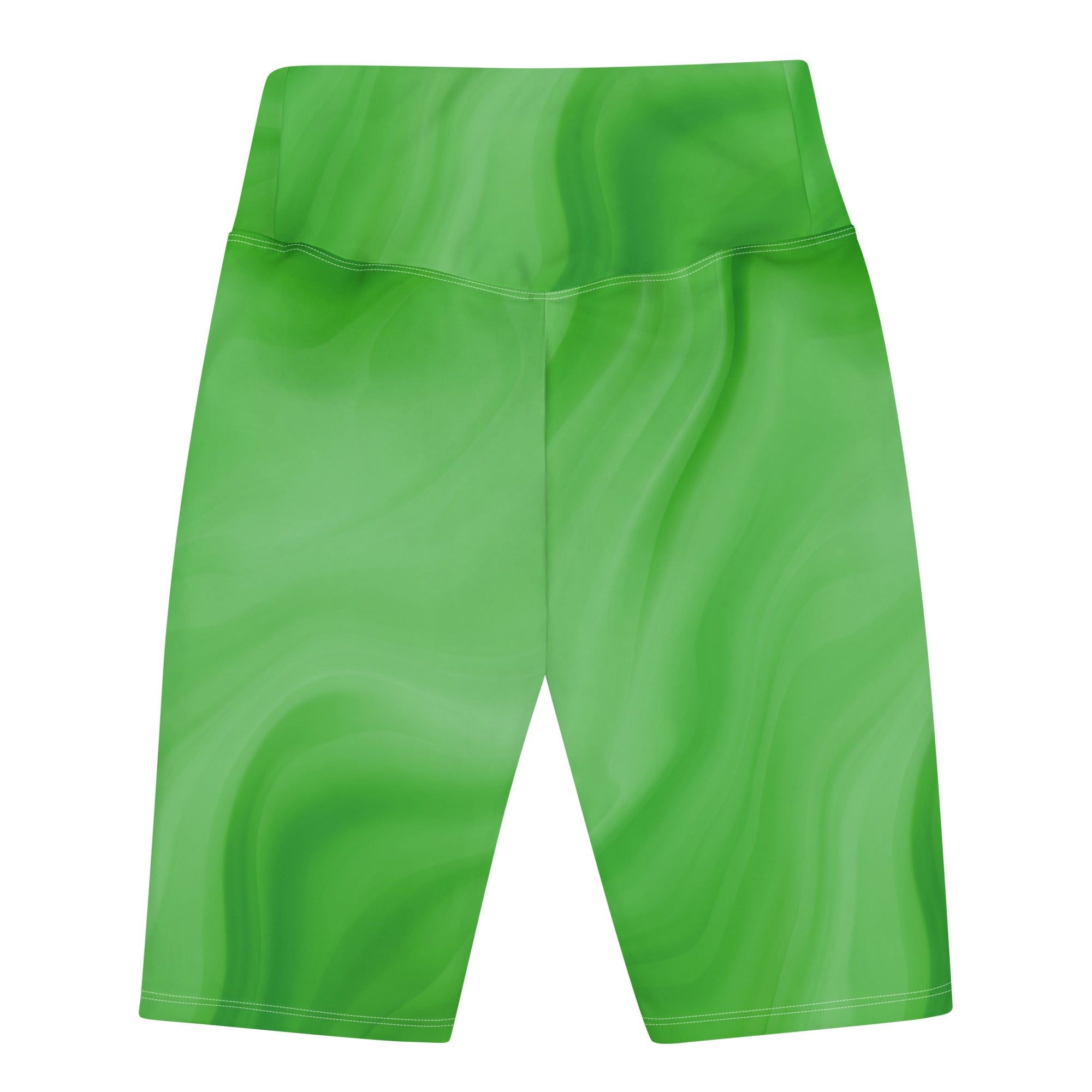 Blazing Emerald Biker Shorts