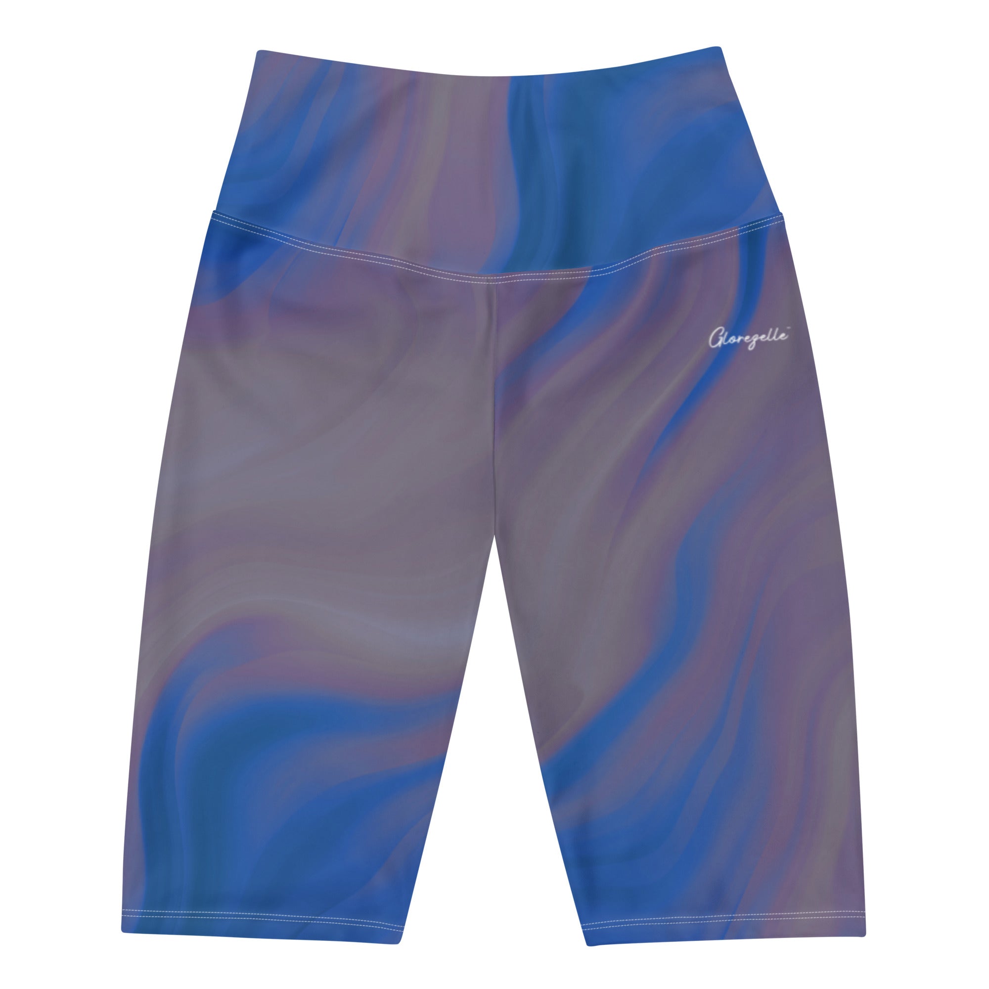 Blazing Blue Biker Shorts