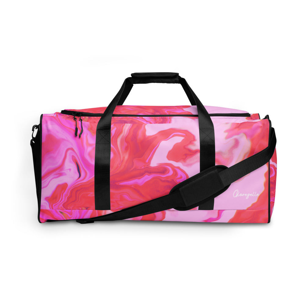 Pink Marble Duffle Bag