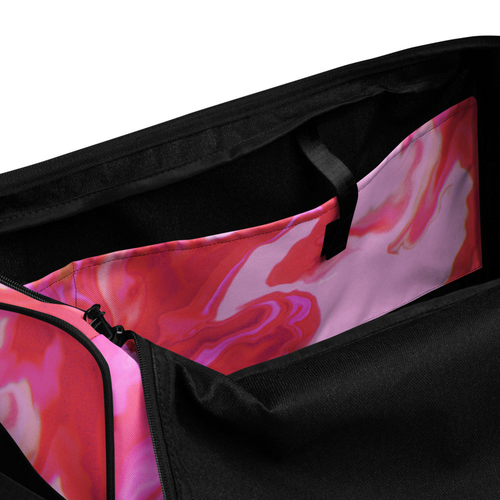 Pink Marble Duffle Bag