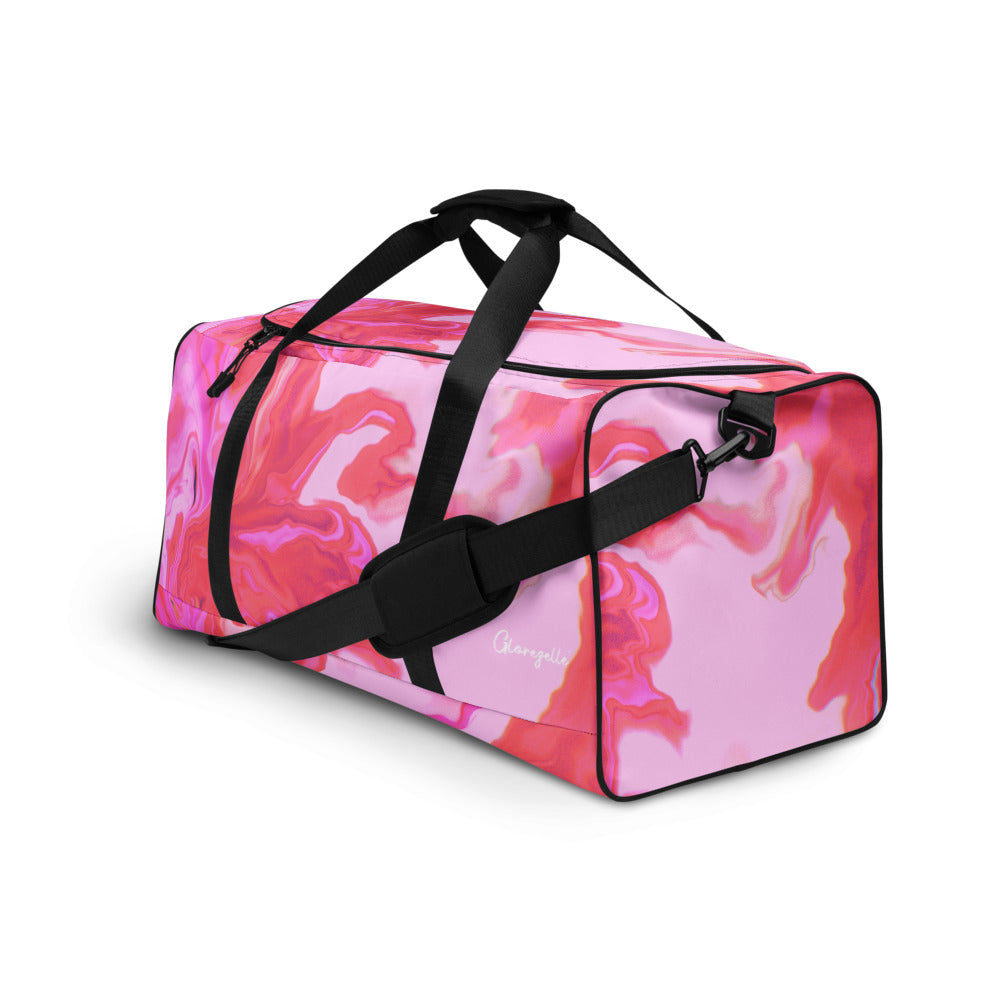 Pink Marble Duffle Bag