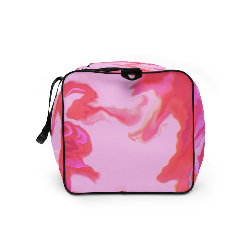 Pink Marble Duffle Bag