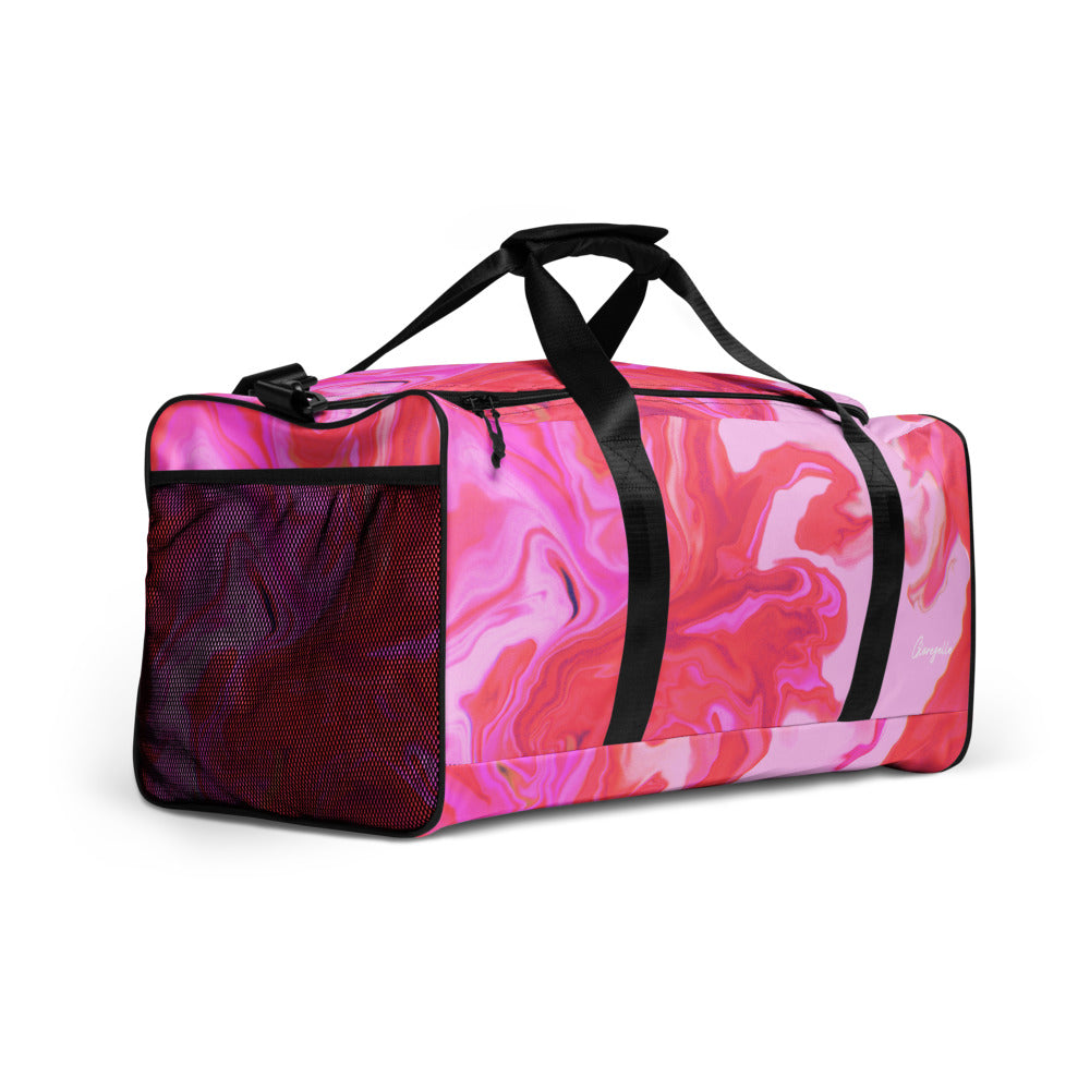 Pink Marble Duffle Bag