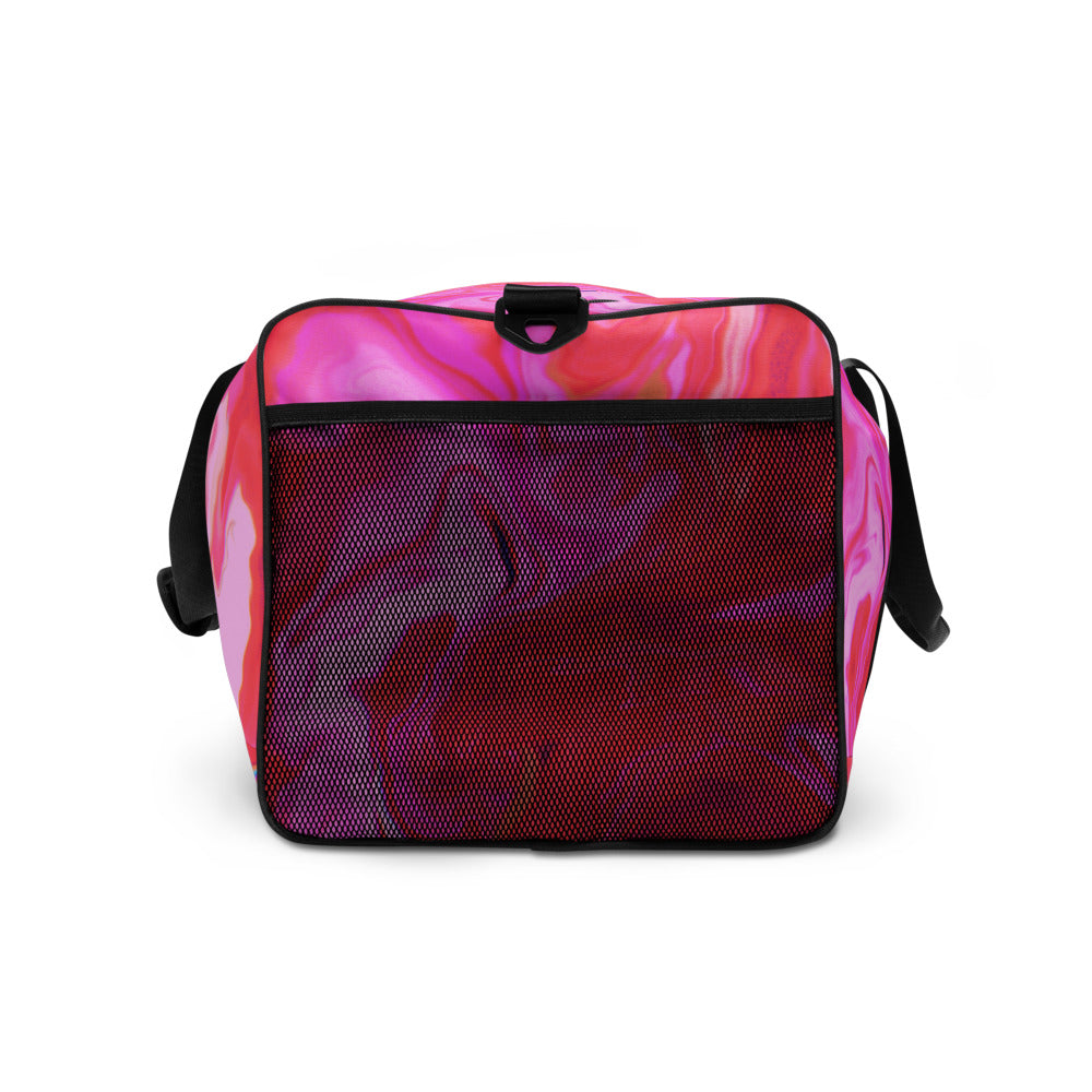 Pink Marble Duffle Bag