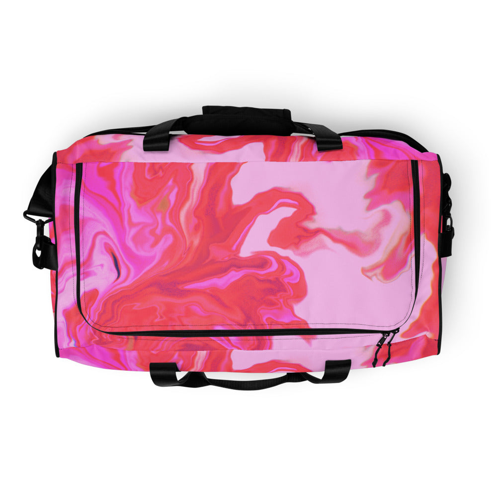 Pink Marble Duffle Bag