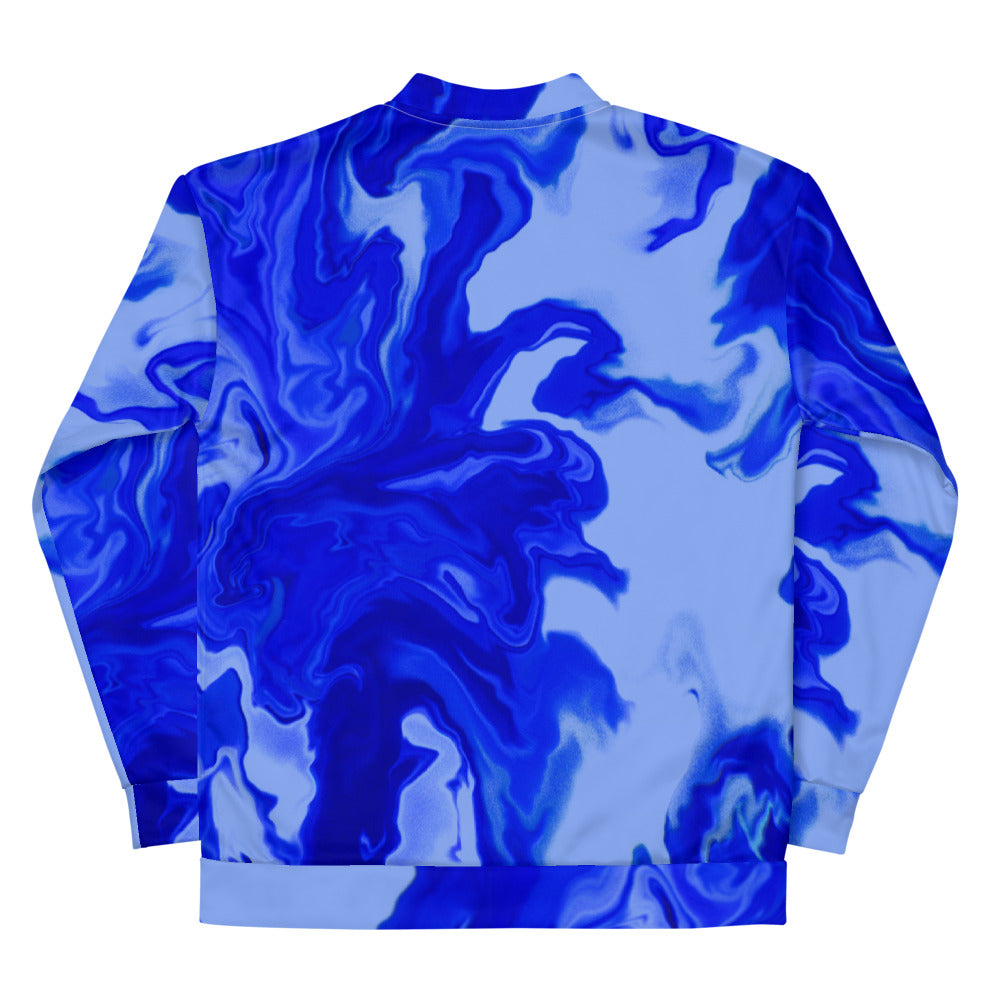 Blue Marble Bomber Jacket