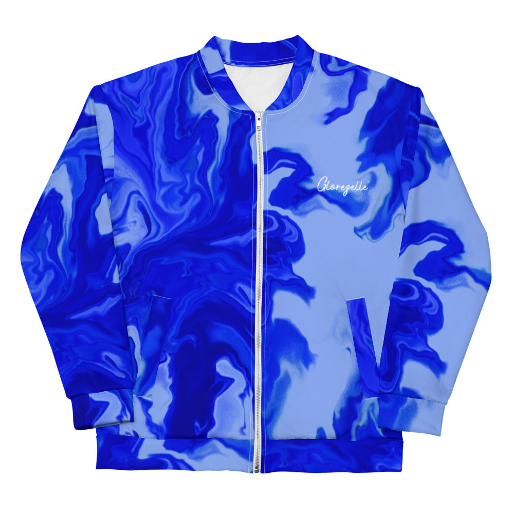 Blue Marble Bomber Jacket