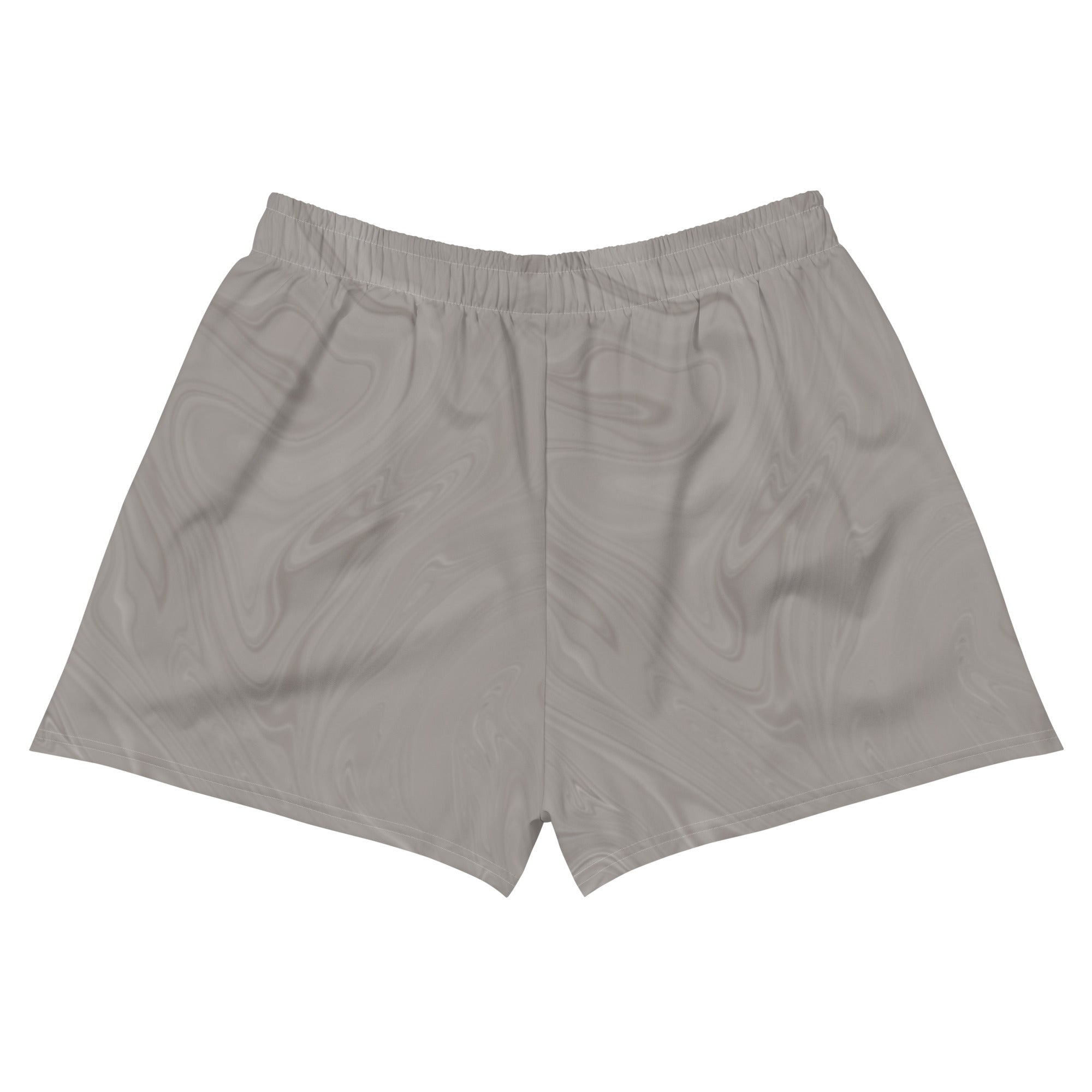 Grey Marble Athletic Short Shorts