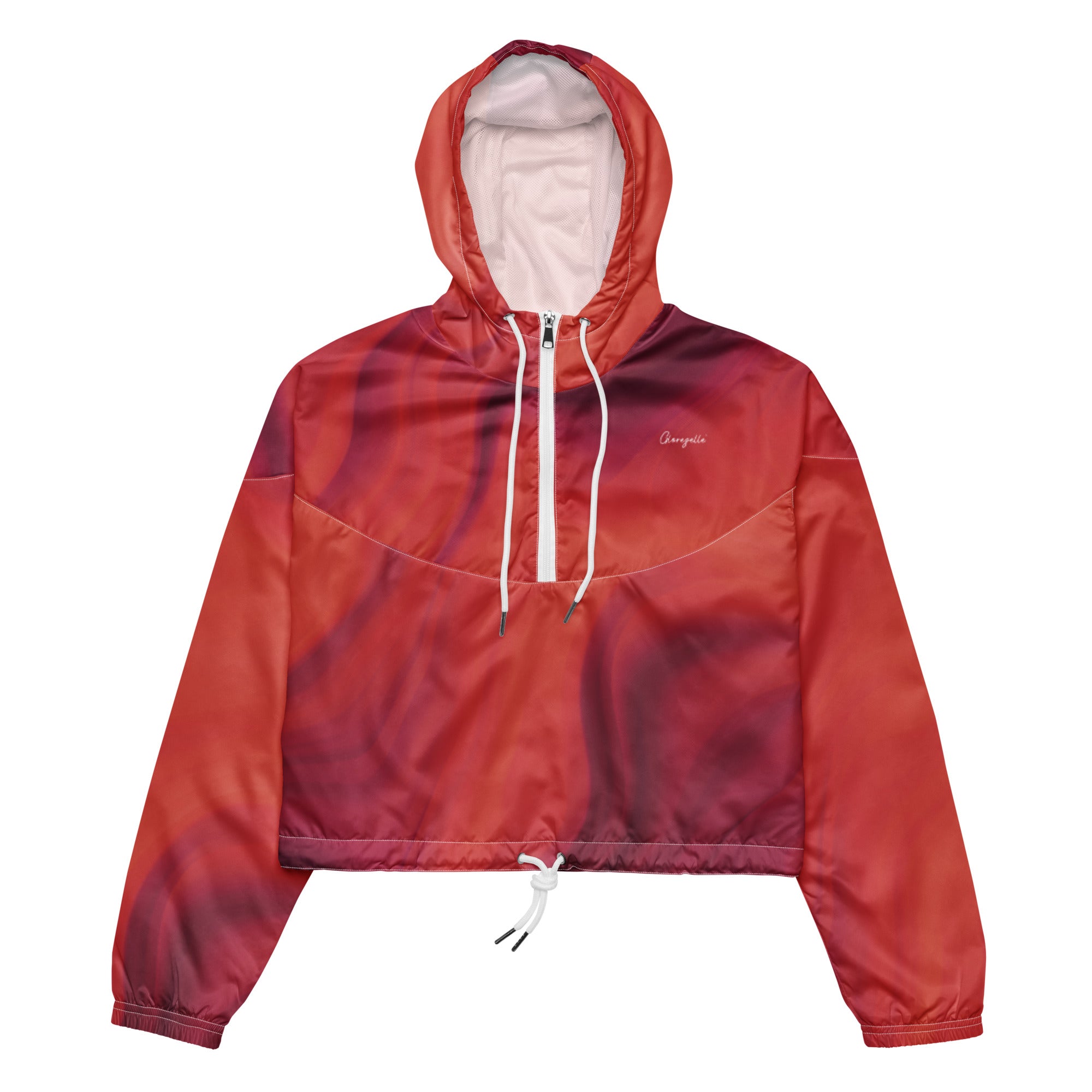 Blazing Cropped Windbreaker