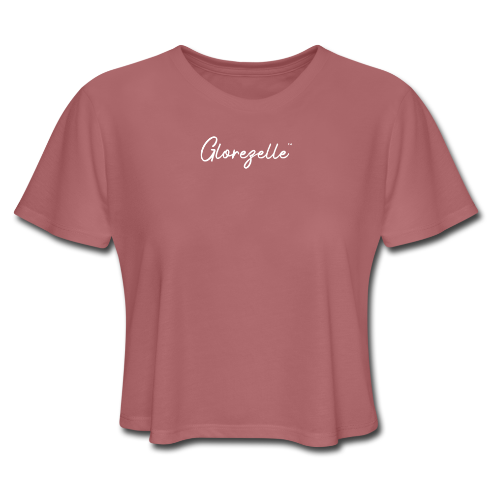 Glorezelle Crop Top - mauve